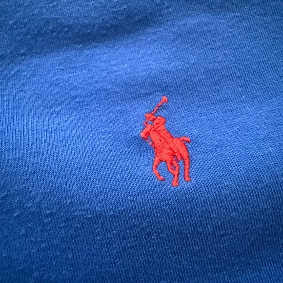 Ralph Lauren Vibrant Blue Polo Shirt size M - Picture 3 of 5
